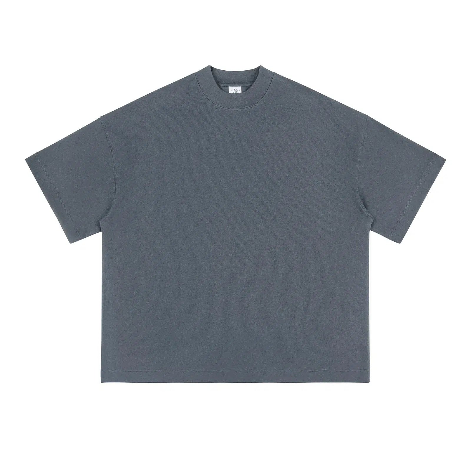 Half High Neck Drop Shoulder T-shirt