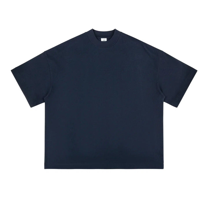 Half High Neck Drop Shoulder T-shirt