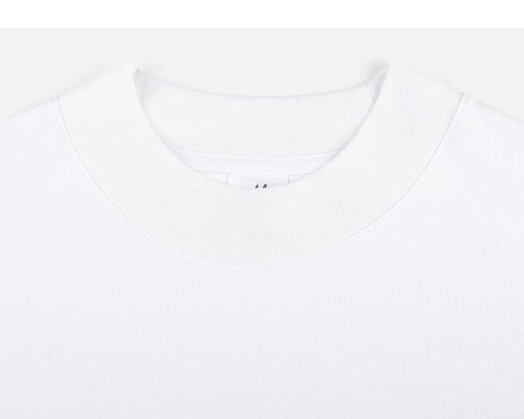 Half High Neck Drop Shoulder T-shirt