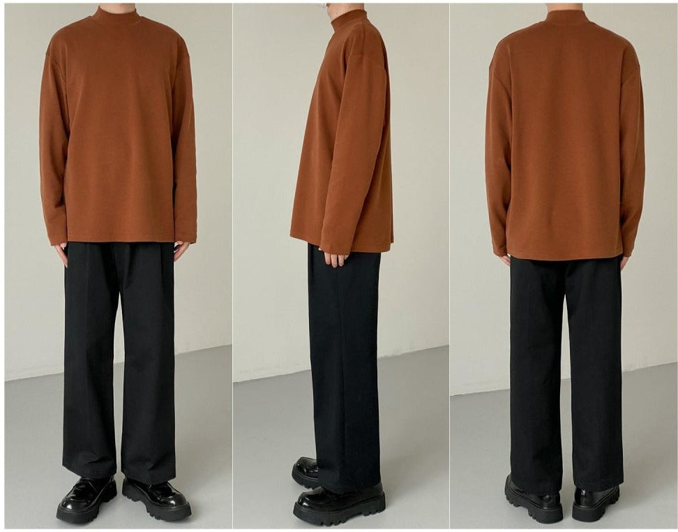 Half Turtleneck Bottoming Basic Shirt