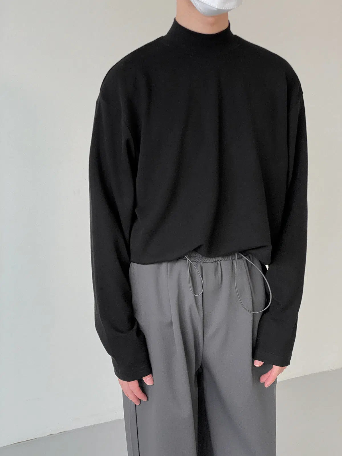 Half Turtleneck Bottoming Basic Shirt