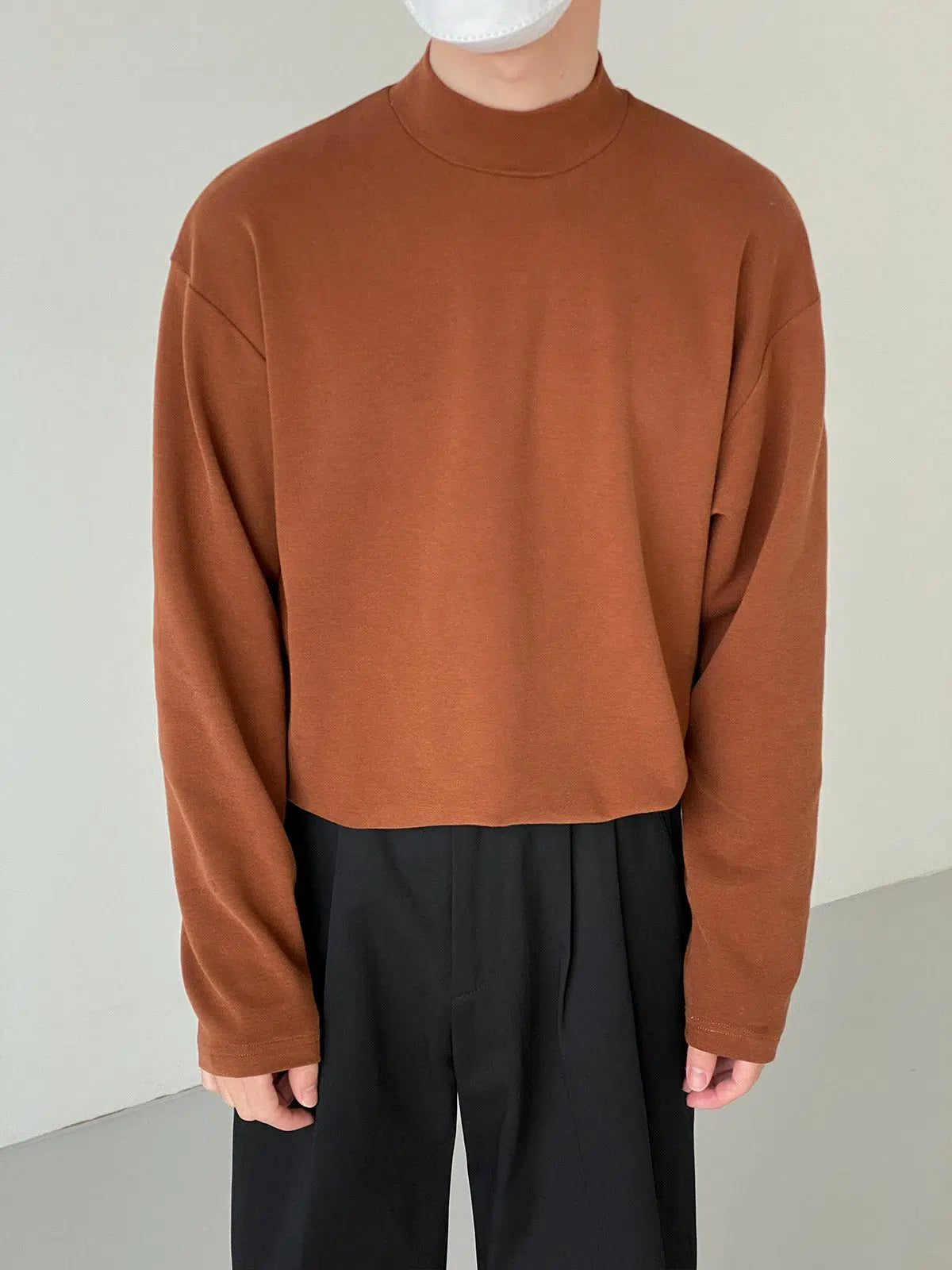 Half Turtleneck Bottoming Basic Shirt