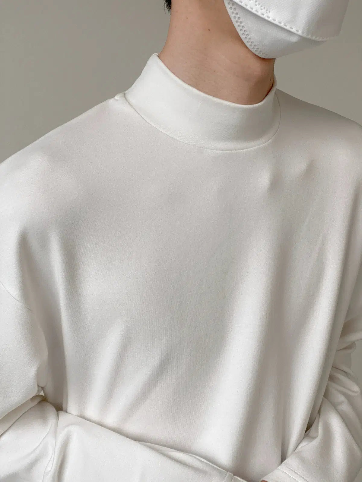 Half Turtleneck Bottoming Basic Shirt