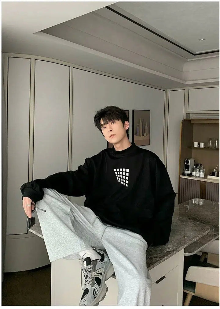 Half Turtleneck Heavy Sweatshirt
