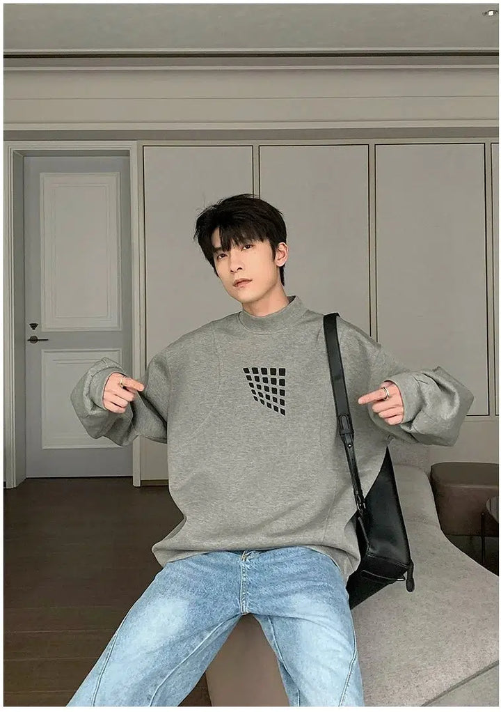 Half Turtleneck Heavy Sweatshirt