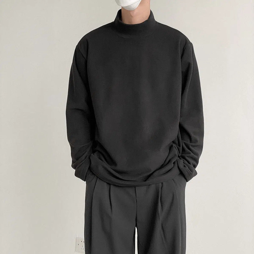 Half Turtleneck Long Sleeve Bottoming Pullover