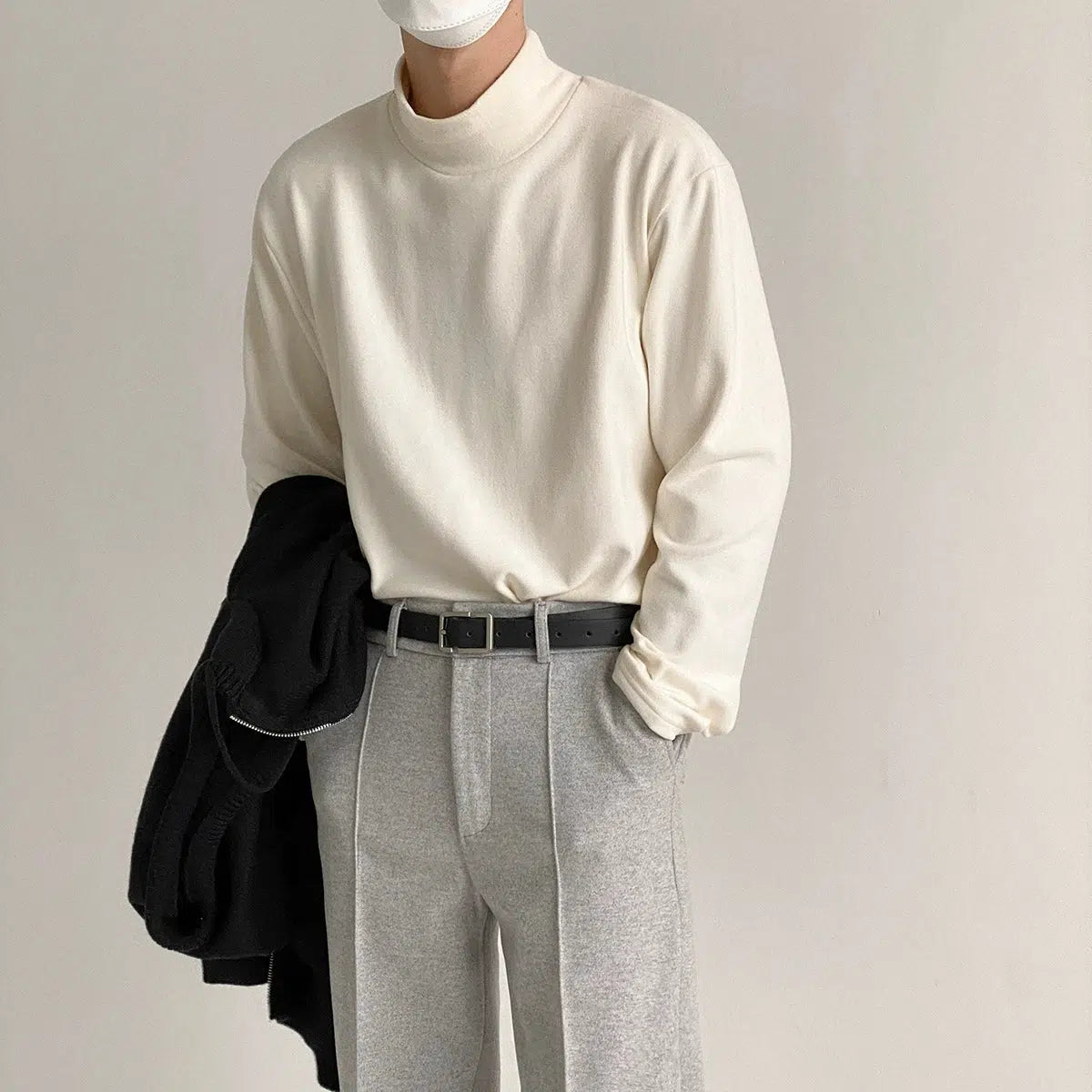 Half Turtleneck Long Sleeve Bottoming Pullover