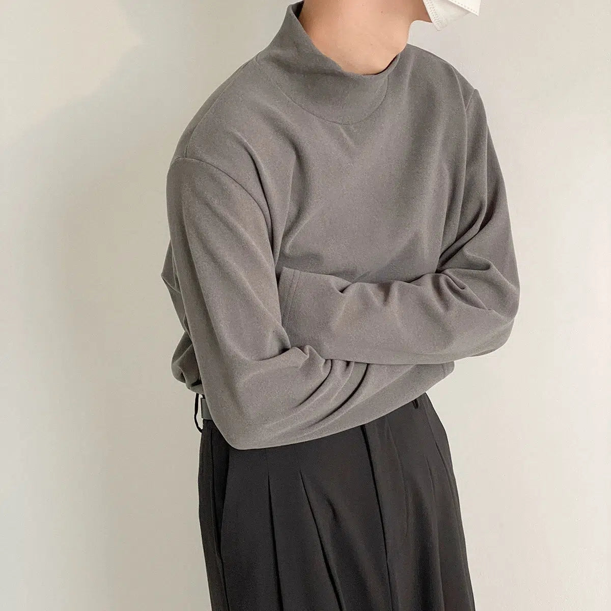 Half Turtleneck Long Sleeve Bottoming Pullover