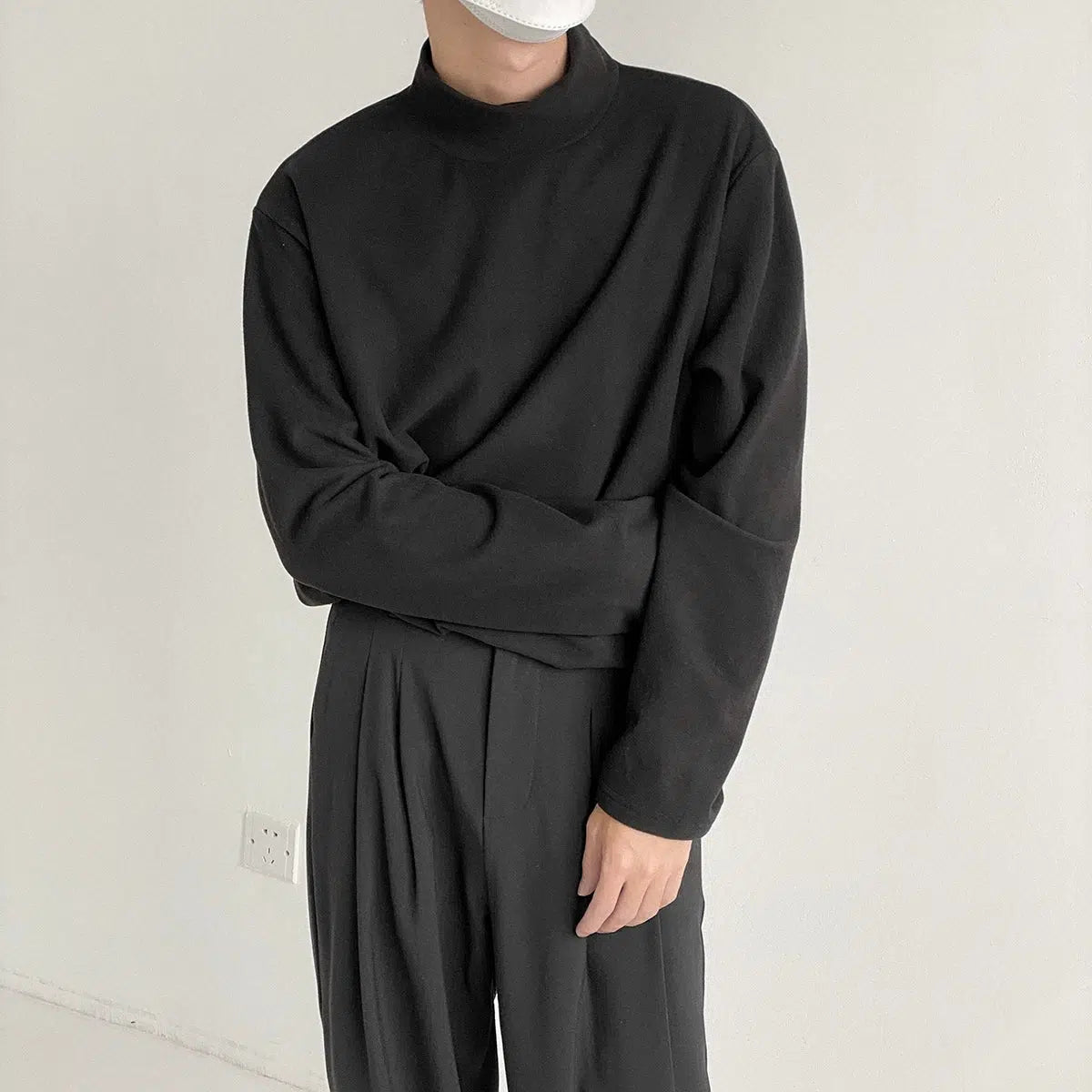 Half Turtleneck Long Sleeve Bottoming Pullover