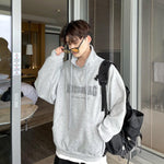 Half Turtleneck Oversized Sweatshirt