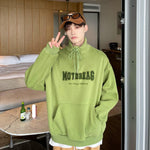 Half Turtleneck Oversized Sweatshirt