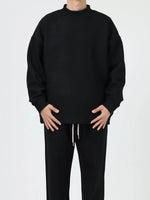 Half Turtleneck Velvet Sweatshirt