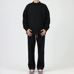 Half Turtleneck Velvet Sweatshirt