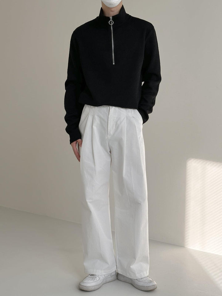 Half Zip Bottoming Shirt