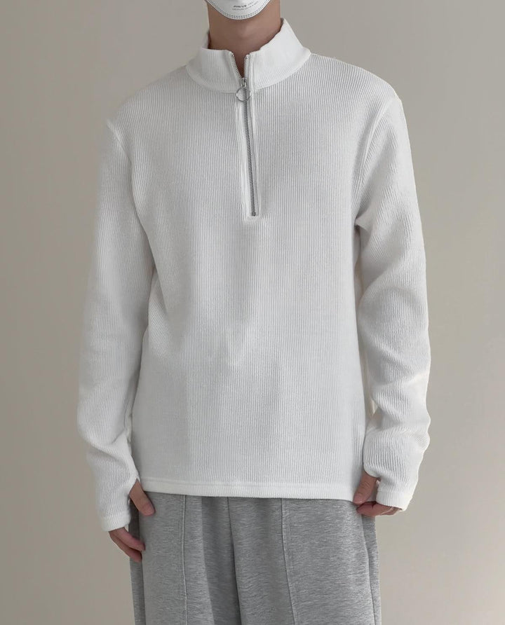 Half Zip Bottoming Shirt
