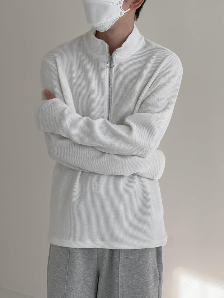 Half Zip Bottoming Shirt