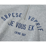 Half-Zip Graphic Hoodie