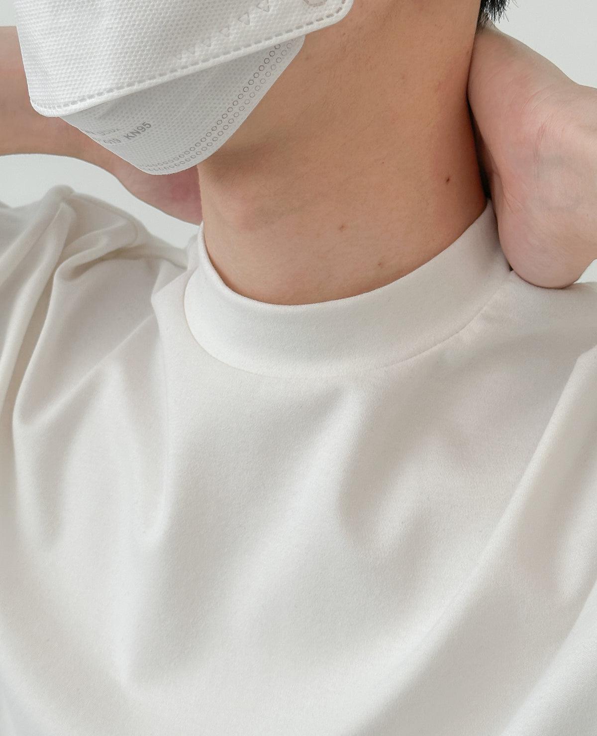 Half-high Collar Short-sleeved T-shirt