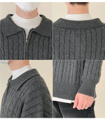 Half-zip Knitted Polo Shirt