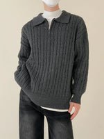 Half-zip Knitted Polo Shirt