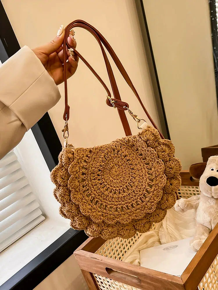 Handmade Crochet Crossbody Bag