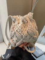 Handmade Macrame Drawstring Bag