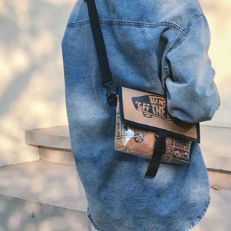 Handmade PVC Design Crossbody Bag