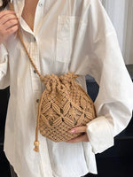 Handmade Woven Bucket Bag