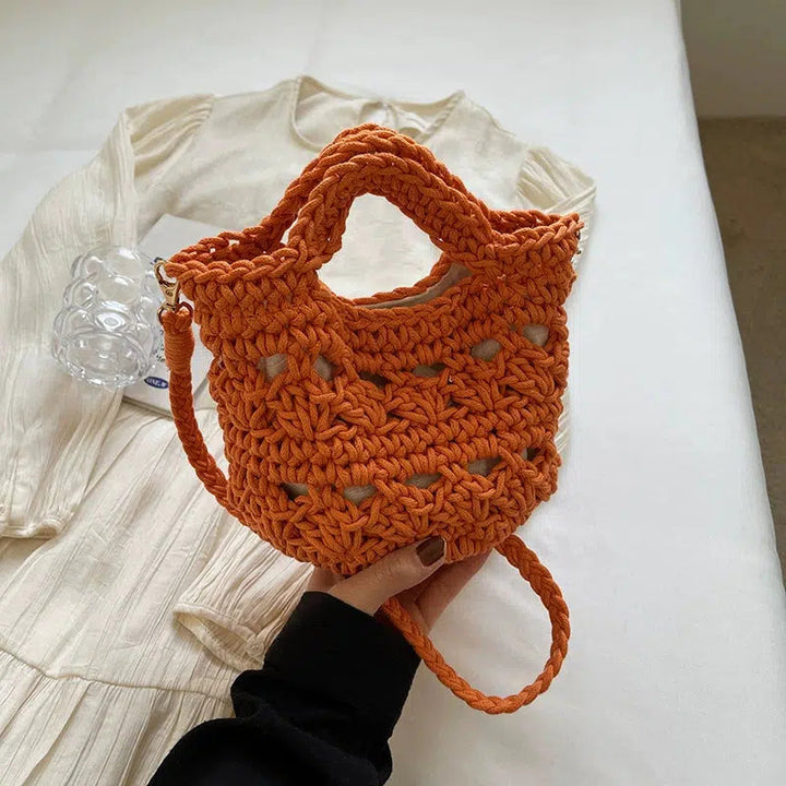 Handwoven Crochet Shoulder Bag