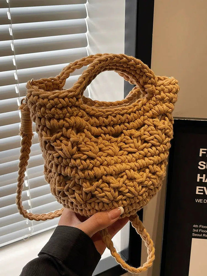Handwoven Crochet Shoulder Bag