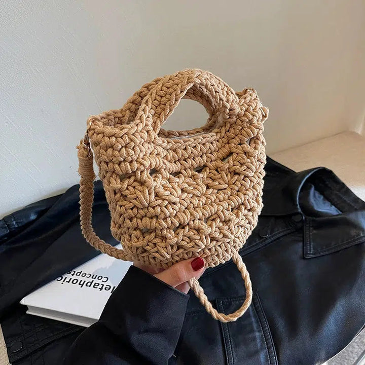 Handwoven Crochet Shoulder Bag