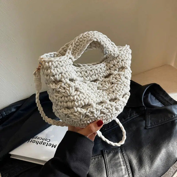 Handwoven Crochet Shoulder Bag