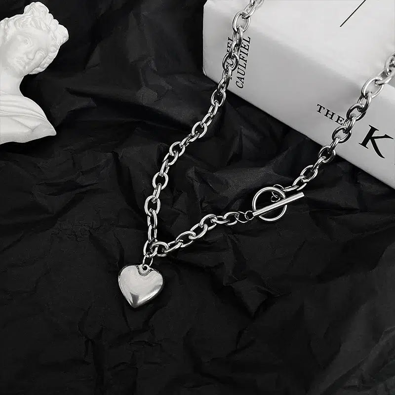 Heart Charm Chain Necklace
