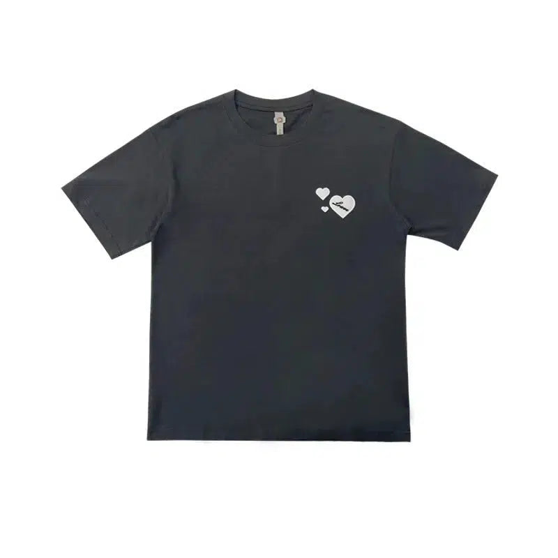 Heart Graphic Casual T-shirt