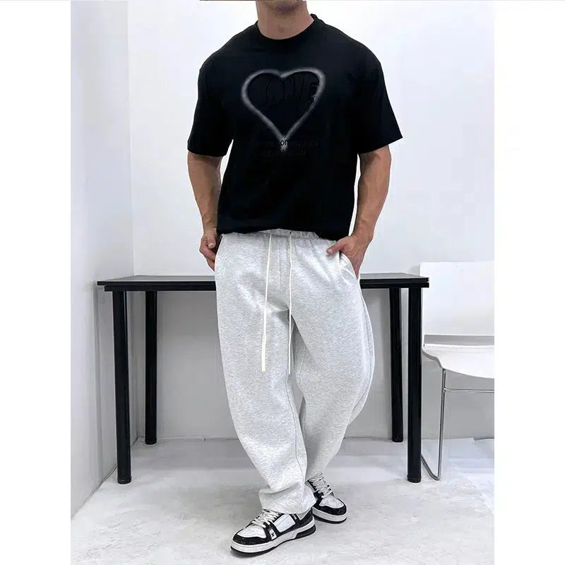 Heart Graphic Print T-shirt