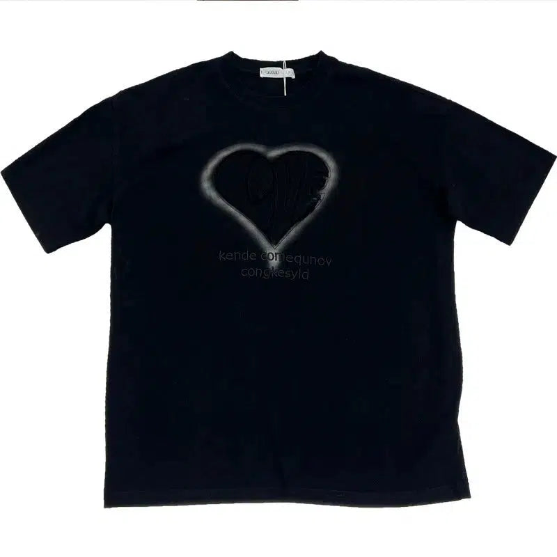 Heart Graphic Print T-shirt