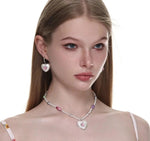 Heart Pendant Earrings