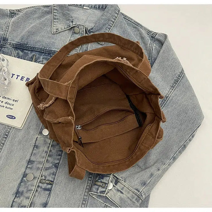 Heart-Shaped Patch Shoulder Bag