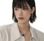 Heart Tassel Earrings