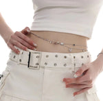 Heart Zircon Waist Chain