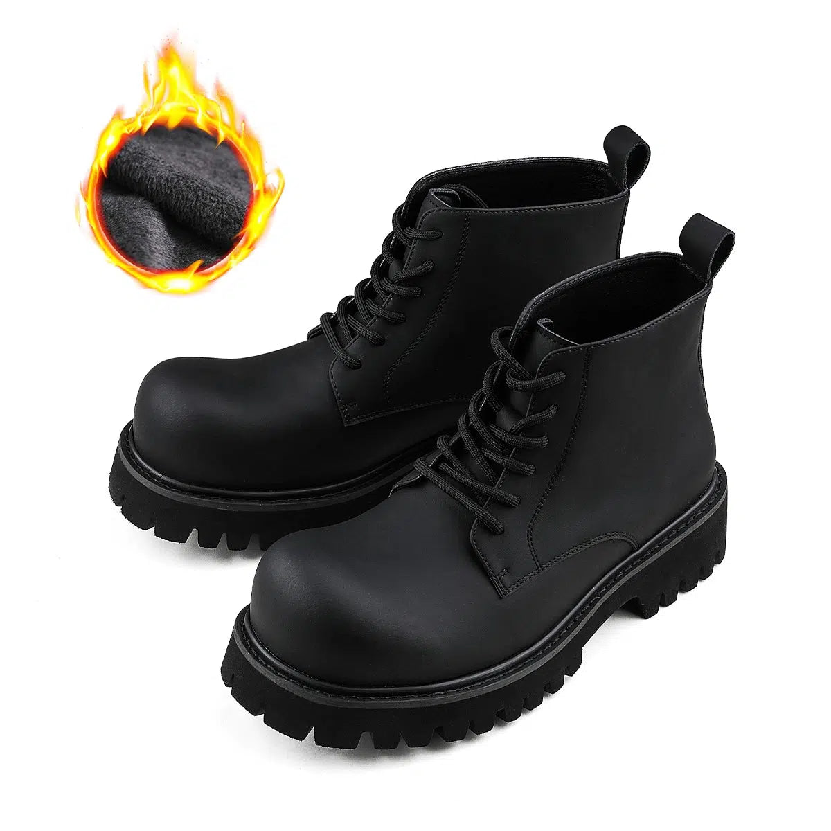 Heavy-Duty Lace-Up Martens Boots