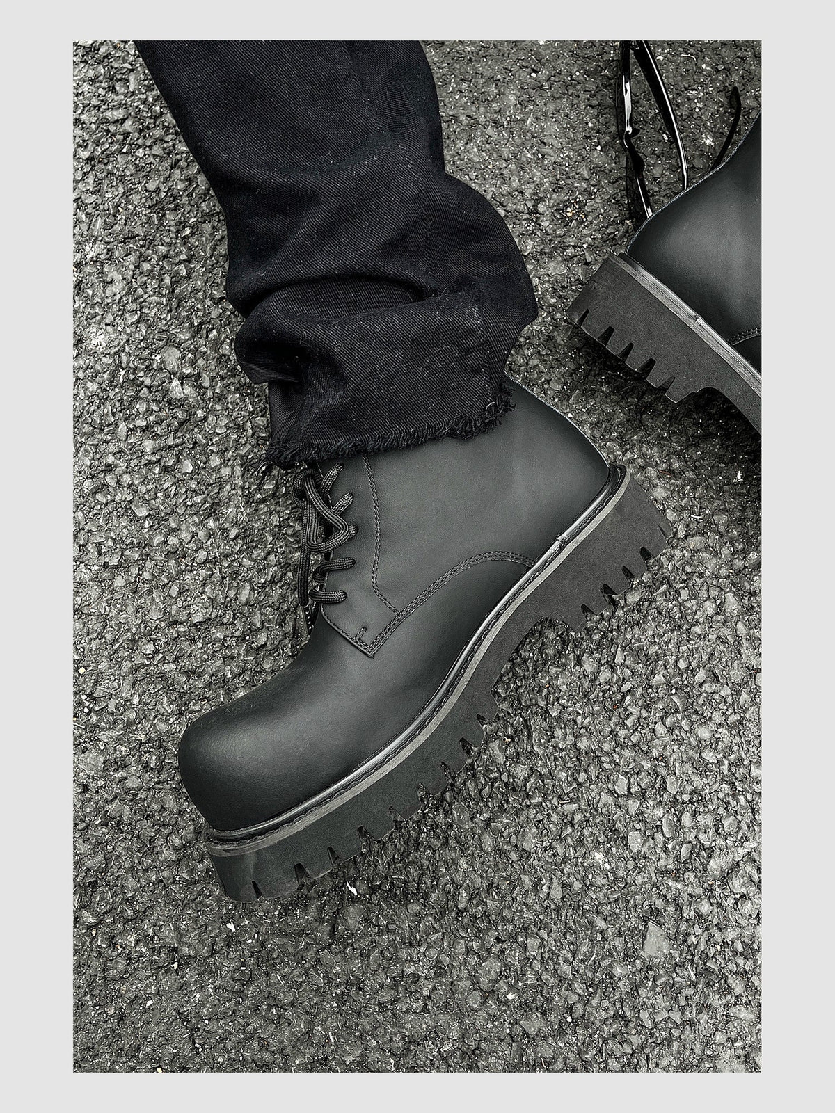 Heavy-Duty Lace-Up Martens Boots