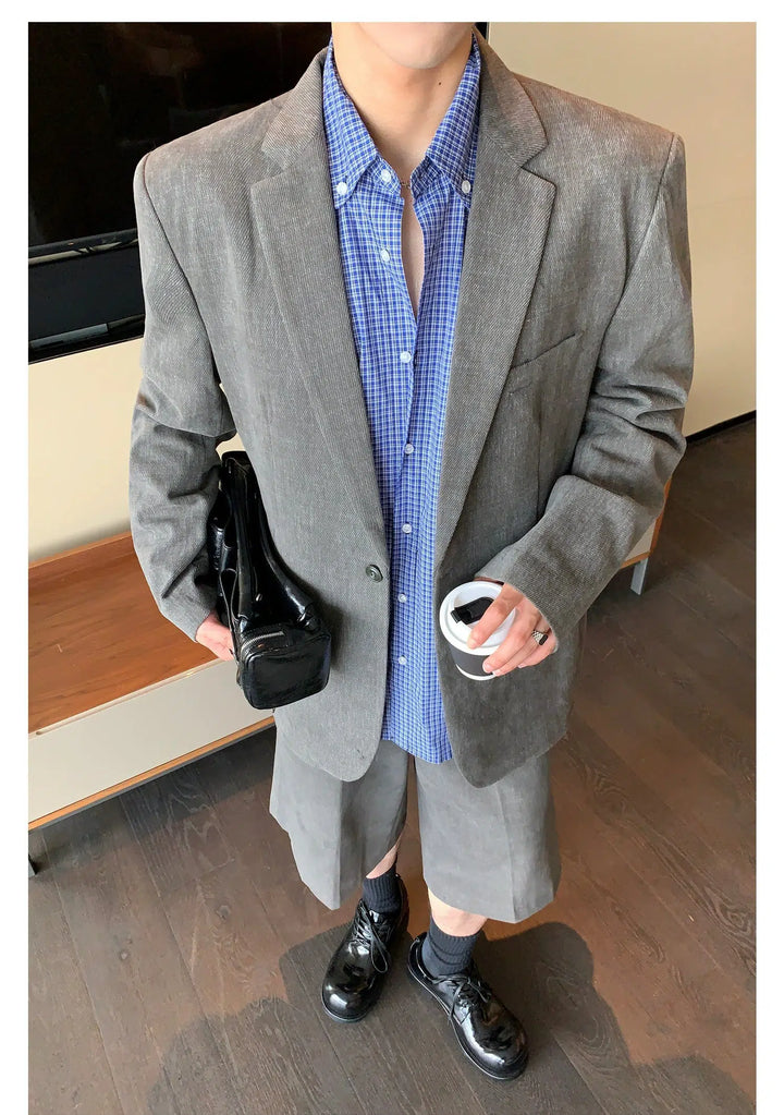 Heavyweight Twill Blazer