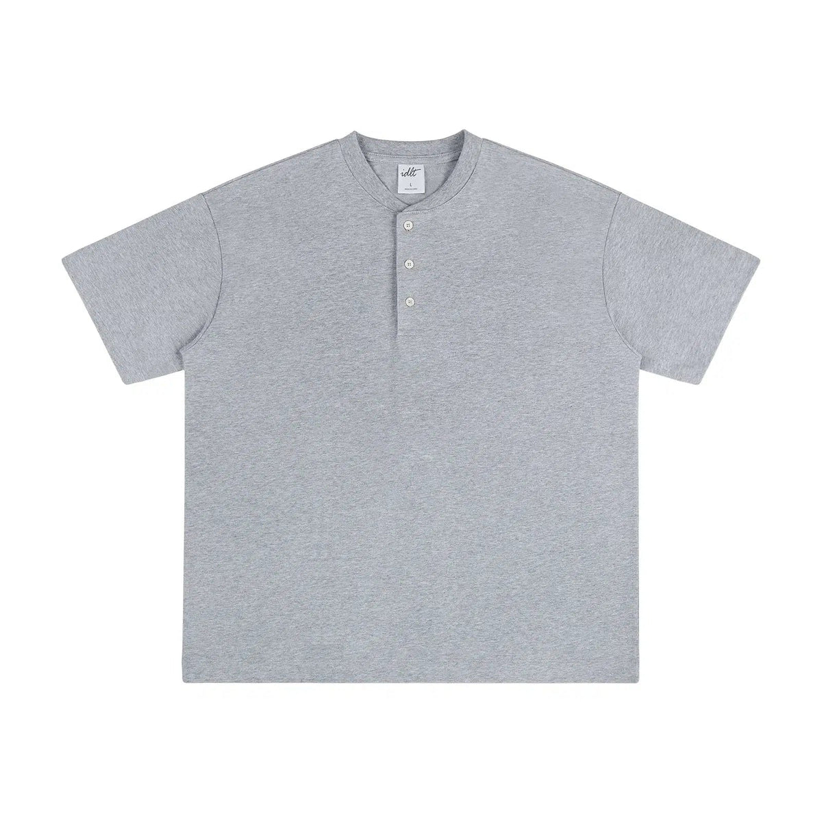 Henley Drop Shoulder T-shirt