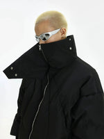 High Collar Cotton-Padded Jacket