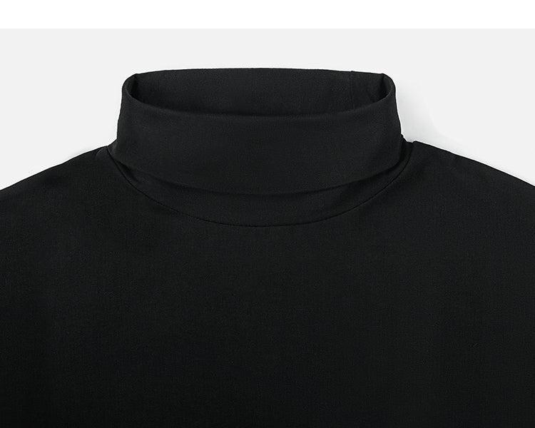 High Collar Slim Base Shirt