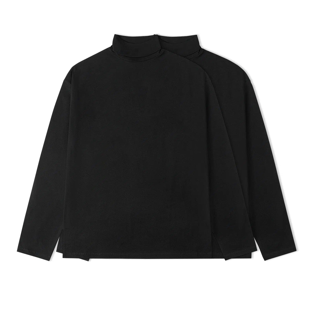 High Collar Slim Base Shirt