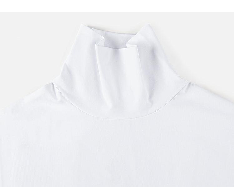 High Collar Slim Base Shirt