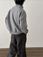 High Collar Zip-Up Jacket