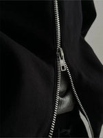 High Collar Zip-Up Jacket
